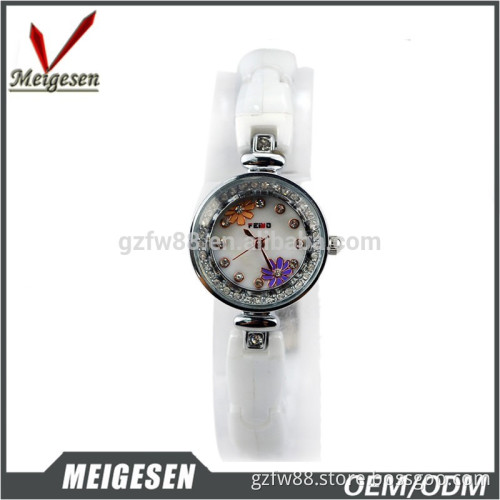 Fashion lady nice watch Japan movt IP plated thin case lady wristwatch